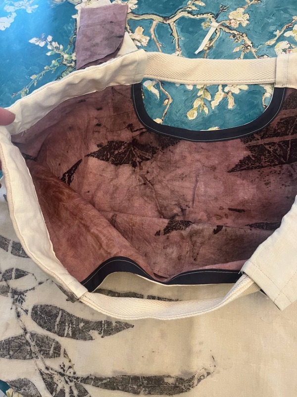 Rosa antico — borsa in fodera tinta, archivio natuRa.Ely