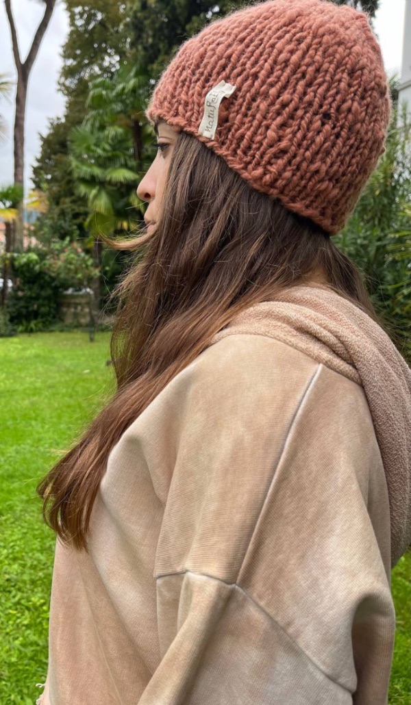 Terracotta — cappello in lana merino, archivio natuRa.Ely