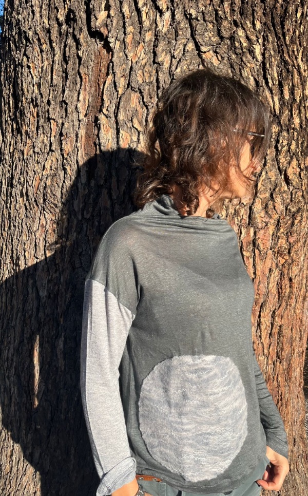 Cerchio — maglia in toppa in feltro, archivio natuRa.Ely