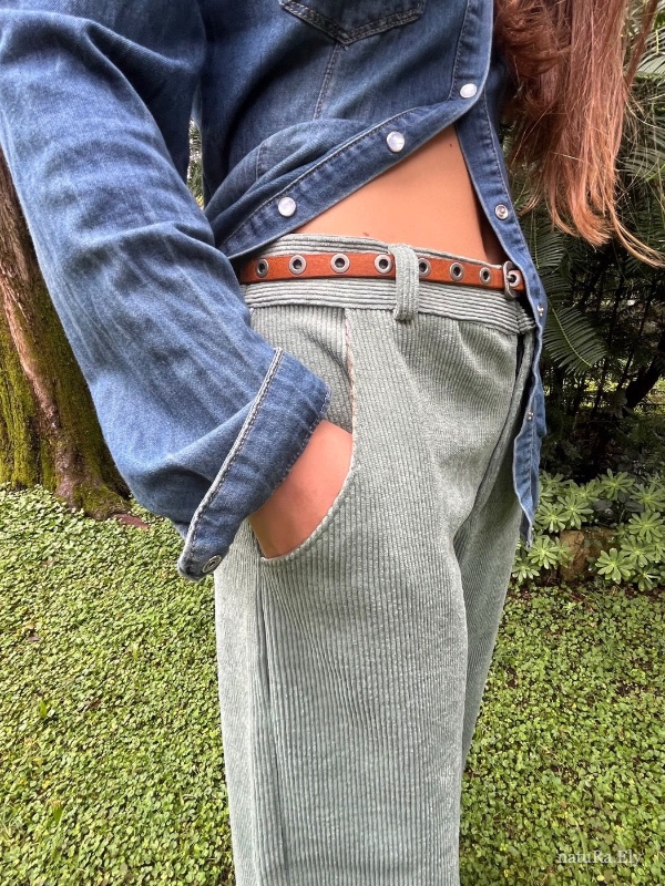 Tinto a pianta — pantalone in cotone tinto, archivio natuRa.Ely