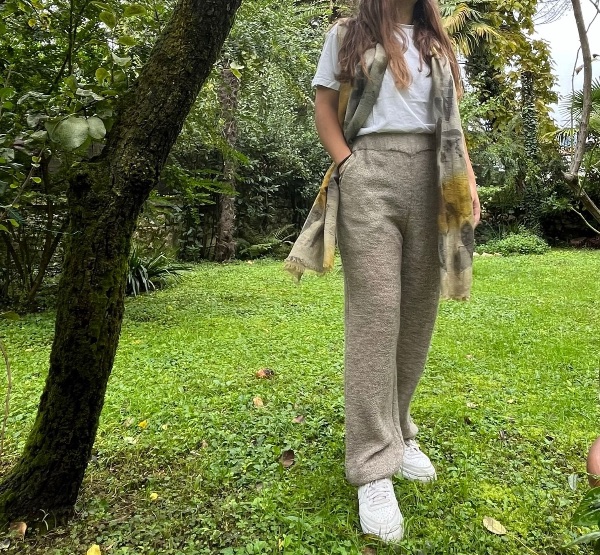 Lana cotta — pantalone in lana cotta, archivio natuRa.Ely