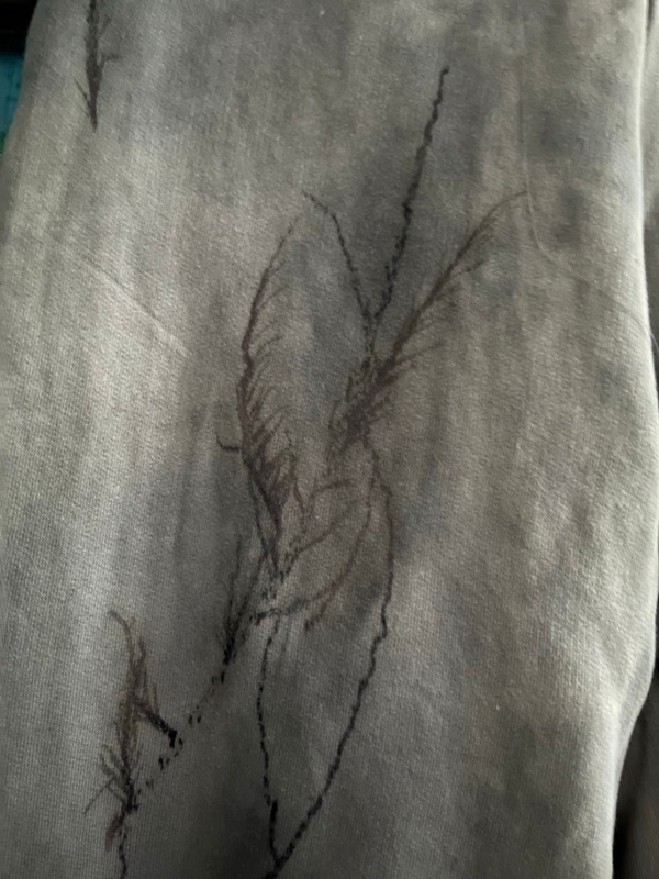 Rami — sciarpa in cotone ecoprint, archivio natuRa.Ely