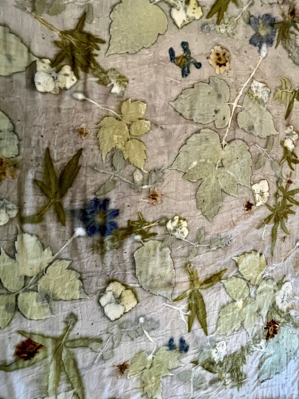 Pressati — stola in fiori pressati, archivio natuRa.Ely