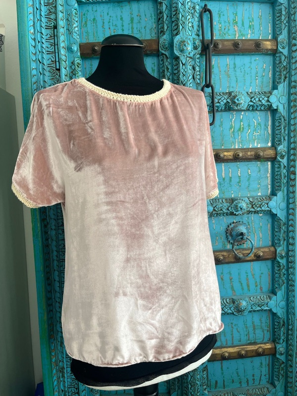 Bordo — t-shirt in velluto di seta, archivio natuRa.Ely